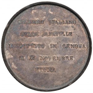GENOA Medal 1850 Italian College of Maidens ...
