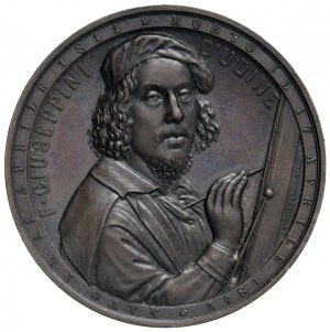 UDINE Filippo Giuseppini (1811-1862) Medal 1862 A ri...