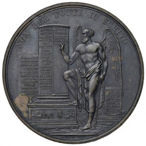 VERONA Medal 1825 NOT FOR ALL I WRITE Figure mas...
