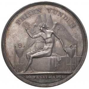 DÁNSKO Frederick V. (1746-1766) Medaile 1754 Převzetí...