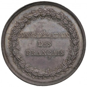 FRANCIE Ústava Medaile 1790 Konfederace ...