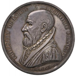 FRANCIA Filiberto De L'Orme Medaglia 1813 Premio scuola...