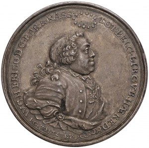HOLLANDE Médaille 1751 Pour la mort de Willem IV Prince de...