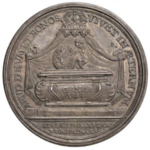 OLANDA Medaglia 1751 Per la morte di Willem IV Prince o...