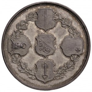 ŠVÝCARSKO Curyšská medaile 1851 Výročí vstupu do ...