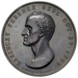 HONGRIE Kazinczy Ferencz (1759-1831) Médaille 1859 Cen...