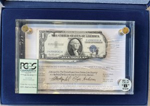 US BANKNOTES Dollar from the wreck of the n...