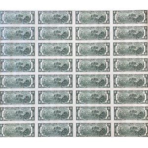 USA 2 dolary 2003 w arkuszu 4 x 8...