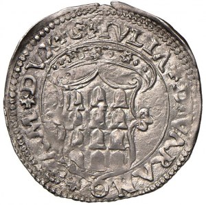 CAMERINO Giulia da Varano (1527-1534) Grosso with letter...