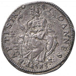 FIRENZE Francesco I (1574-1587) Testone 1583 - MIR 186/...