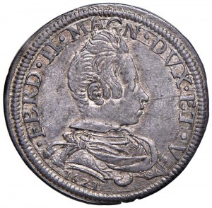 FLORENCE Cosimo II (1609-1621) Testone 1621 - MIR 298 AG...