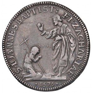 FIRENZE Cosimo III (1670-1723) Mezza piastra 1676 - MIR...