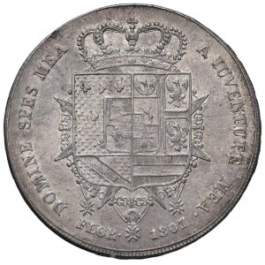 FIRENZE Carlo di Borbone (1803-1807) Dena 1807 - MIR 42...