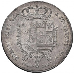FLORENCE Charles of Bourbon (1803-1807) Dena 1807 - MIR 42...