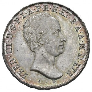 FLORENCE Ferdinand III (1814-1824) Mezzo francescone 18...