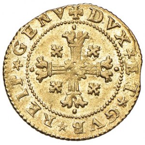 GENOVA Dogi Biennali (1528-1797) Mezza doppia 1728 sigl...