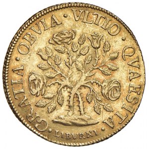 LIVORNO Cosimo III (1670-1723) Pezza d'oro della rosa 1...