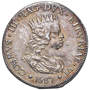LIVORNO Cosimo III (1670-1723) Tollero 1687 - MIR 64/7 ...