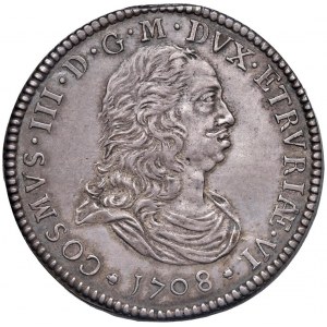LIVORNO Cosimo III (1670-1723) Tollero 1708 - MIR 65/2 ...