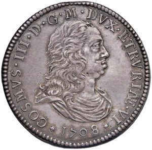 LIVORNO Cosimo III (1670-1723) Tollero 1708 - MIR 65/2 ...