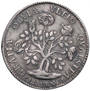 LIVORNO Cosimo III (1670-1723) Pezza della rosa 1707 - ...