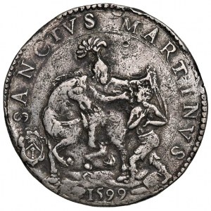LUCCA Republic (1369-1799) Half ducatone 1599 - Bell...