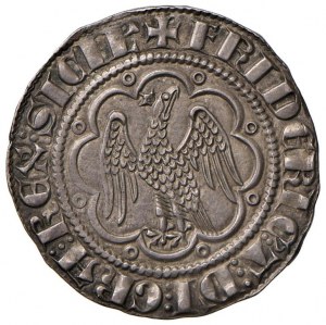 MESSINA Federico III (1296-1337) Pierreale con stemma s...
