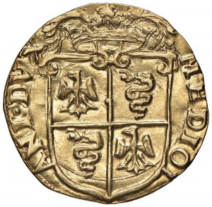 MILAN Philip II (1556-1598) Double s.d. - MIR 301/14 ...