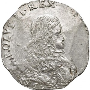 MILANO Carlo II (1676-1700) Filippo 1676 - MIR 378/1 AG...