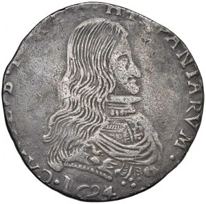 MILAN Charles II (1676-1700) Mezzo filippo 1694 - MIR 38...