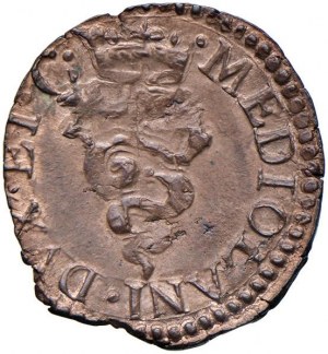 MILAN Charles II (1676-1700) Quattrino - MIR 391 CU (g 1...