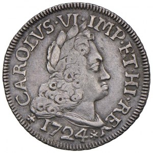 MILAN Charles VI (1711-1740) 20 Soldi 1724 - MIR 414/3 A...
