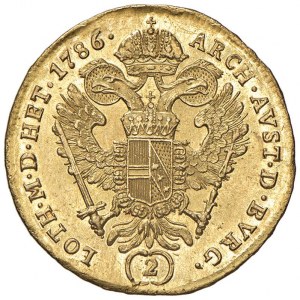MILAN Joseph II (1780-1790) Double minting 1786 - M...