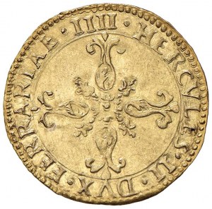 MODENA Ercole II (1534-1559) Scudo d'oro col titolo DVX...