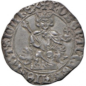 NAPLES Robert of Anjou (1309-1343) Gigliato - MIR 28 AG...