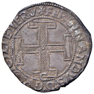 NAPLES Ferdinand Ier d'Aragon (1458-1494) couronné lett...
