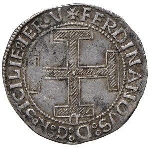 NAPLES Ferdinand Ier d'Aragon (1458-1494) couronné lett...
