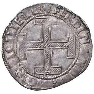 NAPLES Ferdynand I Aragoński (1458-1494) koronowany - MI...