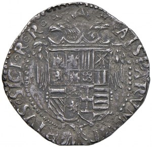 NAPLES Charles V (1516-1556) Tarì initials R - Magliocca 35 ...