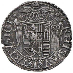 NAPLES Karel V. (1516-1556) Tarì IBR - cf. Magliocca 39...