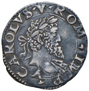 NAPOLI Carlo V (1516-1556) Mezzo carlino - Magliocca 69...