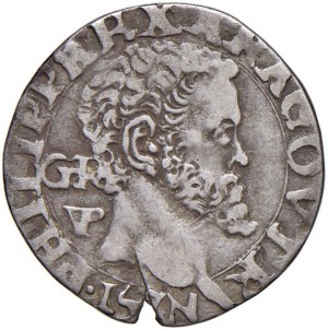 NAPOLI Filippo II (1554-1598) Carlino 157N - Magliocca ...