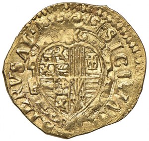 NAPLES Philip IV (1621-1665) Shield 1642 initials P / GAC ...