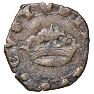 NAPLES Filip IV (1621-1665) 2 konie 1636 z koroną...