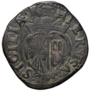 NAPLES Charles II (1665-1680) Wheat 1680 (08) AC/A - Magl...