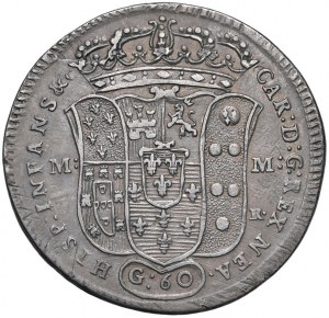 NAPLES Charles of Bourbon (1734-1759) Half plate 1748 ...