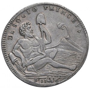 NAPOLI Carlo di Borbone (1734-1759) Mezza piastra 1748 ...
