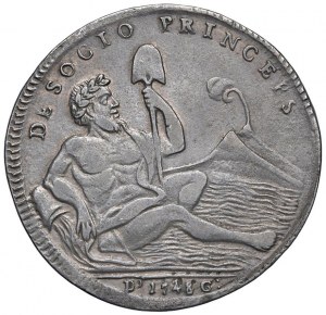 NAPLES Charles of Bourbon (1734-1759) Half plate 1748 ...