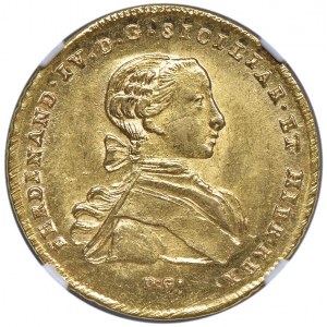 NAPOLI Ferdinando IV (1759-1799) 6 Ducati 1766 - Maglio...