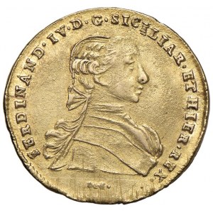 NAPLES Ferdinand IV (1759-1799) 6 Ducats 1767 - Marteau...